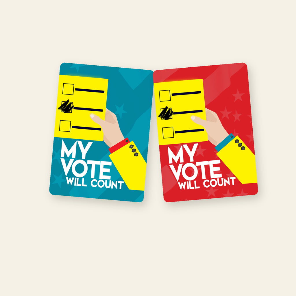 My Vote Will Count Card Game